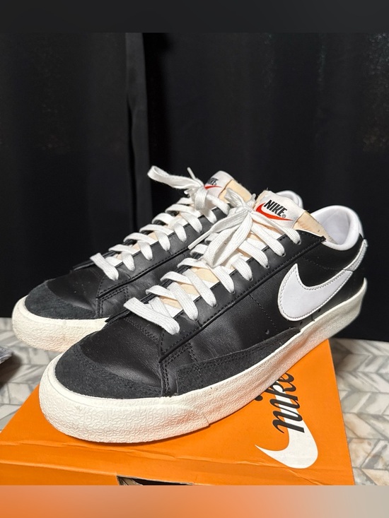 Nike Other - Nike Men’s Blazer Low 9.5 Black & White Low-Top Sneakers